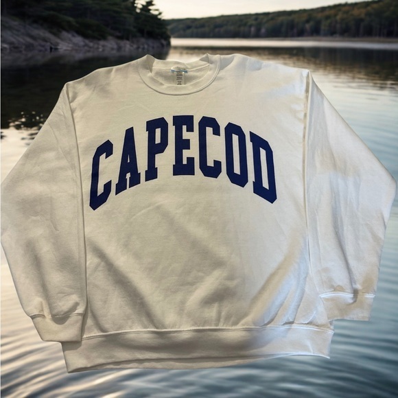 Altar'd State Tops - Altar’d State Capecod Oversized Graphic Crewneck Sweatshirt